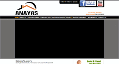Desktop Screenshot of anayasinc.com